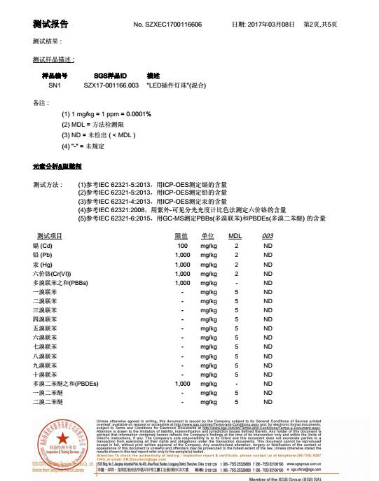 led燈珠插件檢測(cè)報(bào)告-(7)